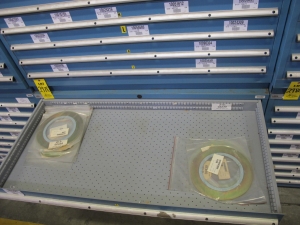 LISTA HEAVY DUTY 9-DRAWER PARTS CABINET W/ CONTENTS (W-50) LOADING & HANDLING FEE $25-